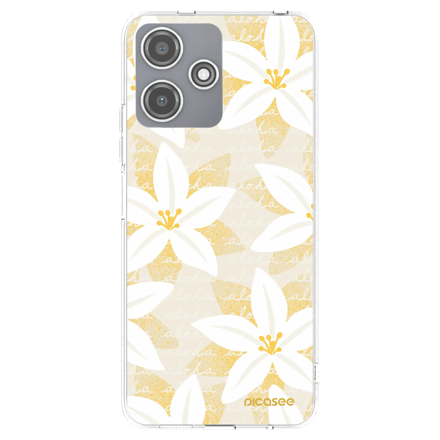 Picasee silikonski prozorni ovitek za Xiaomi Redmi 12 5G - Island Leave