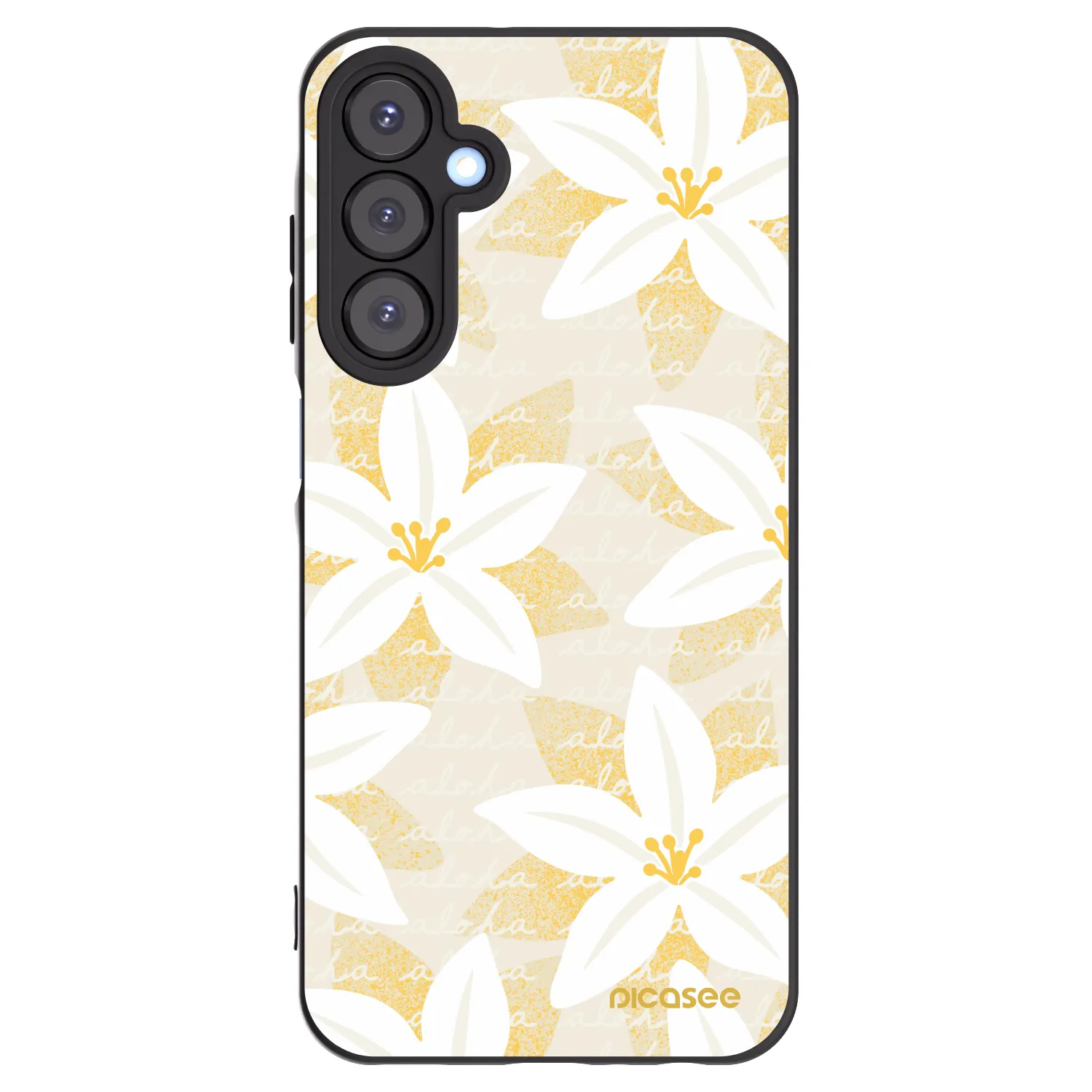 Picasee silikonski črni ovitek za Samsung Galaxy A25 A256B 5G - Island Leave