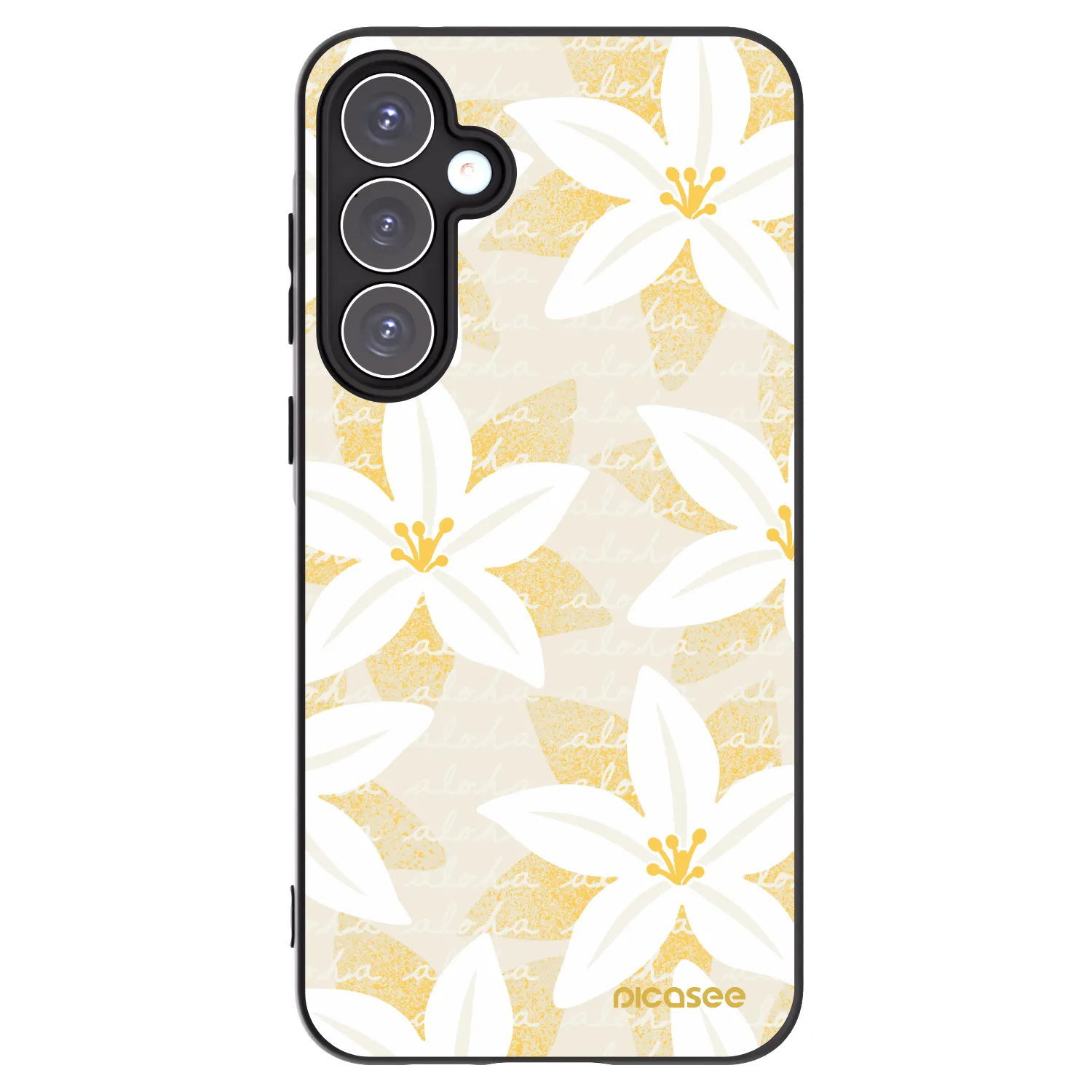 Picasee silikonski črni ovitek za Samsung Galaxy A55 5G A556B - Island Leave