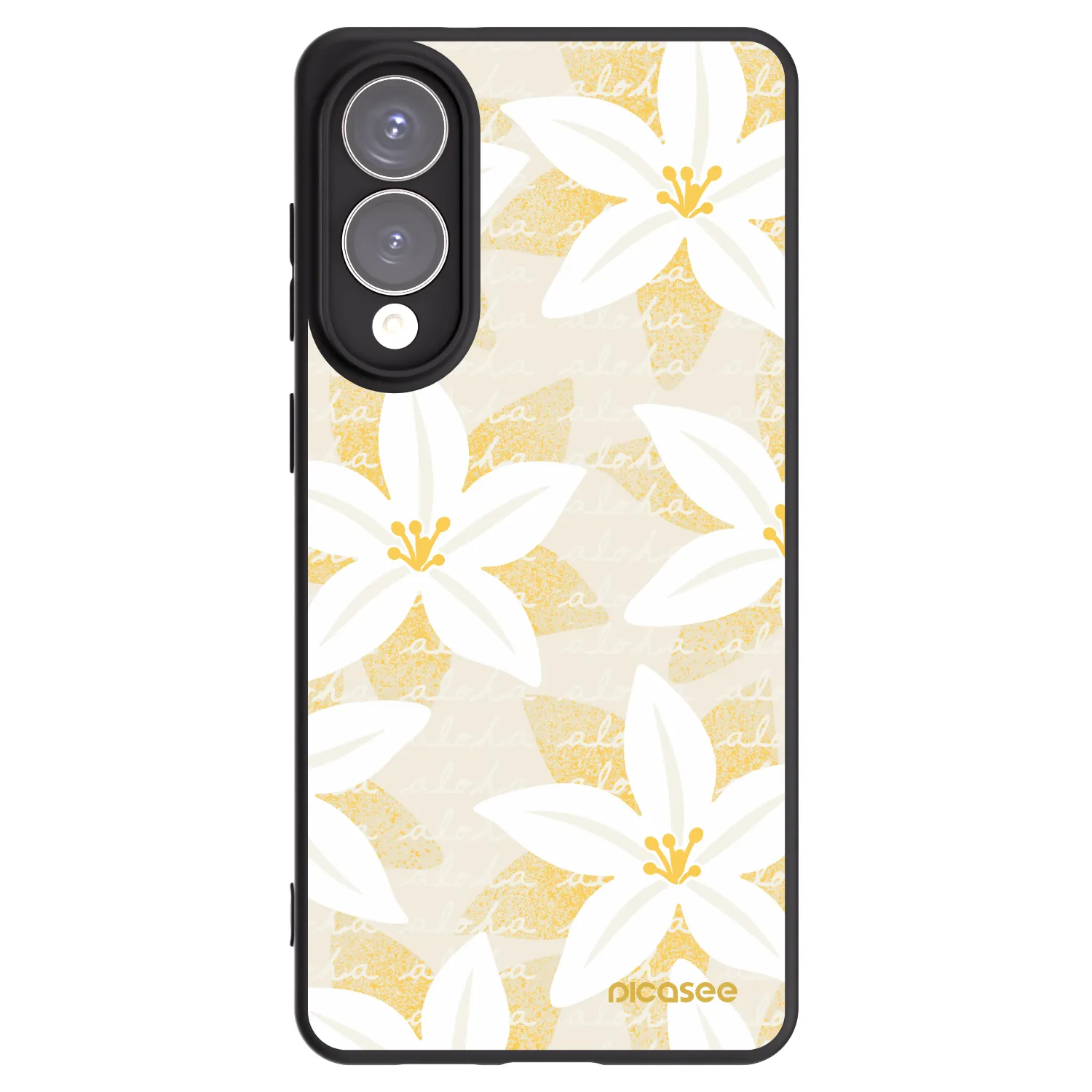 Picasee silikonski črni ovitek za Samsung Galaxy S25 Edge 5G - Island Leave