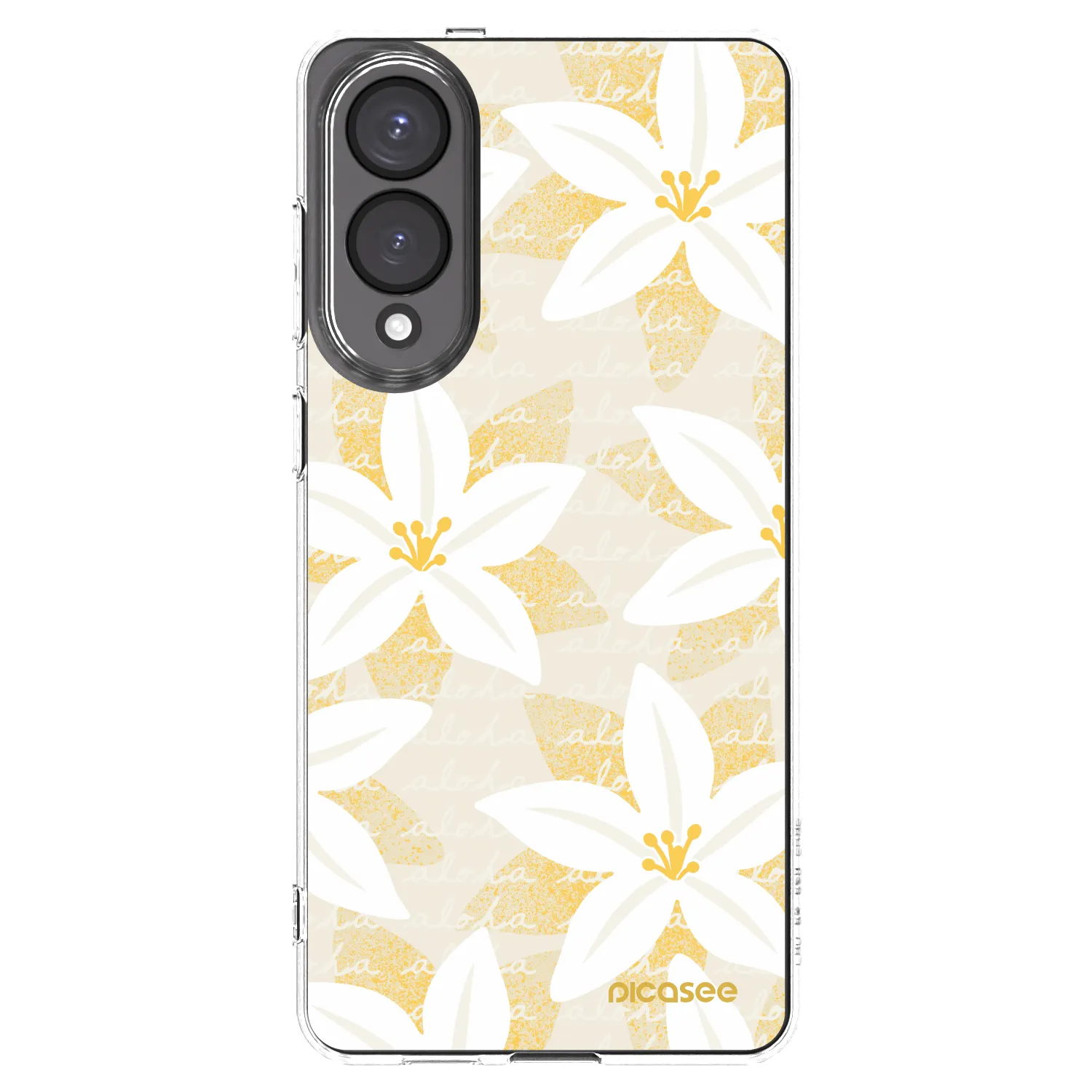 Picasee silikonski prozorni ovitek za Samsung Galaxy S25 Edge 5G - Island Leave
