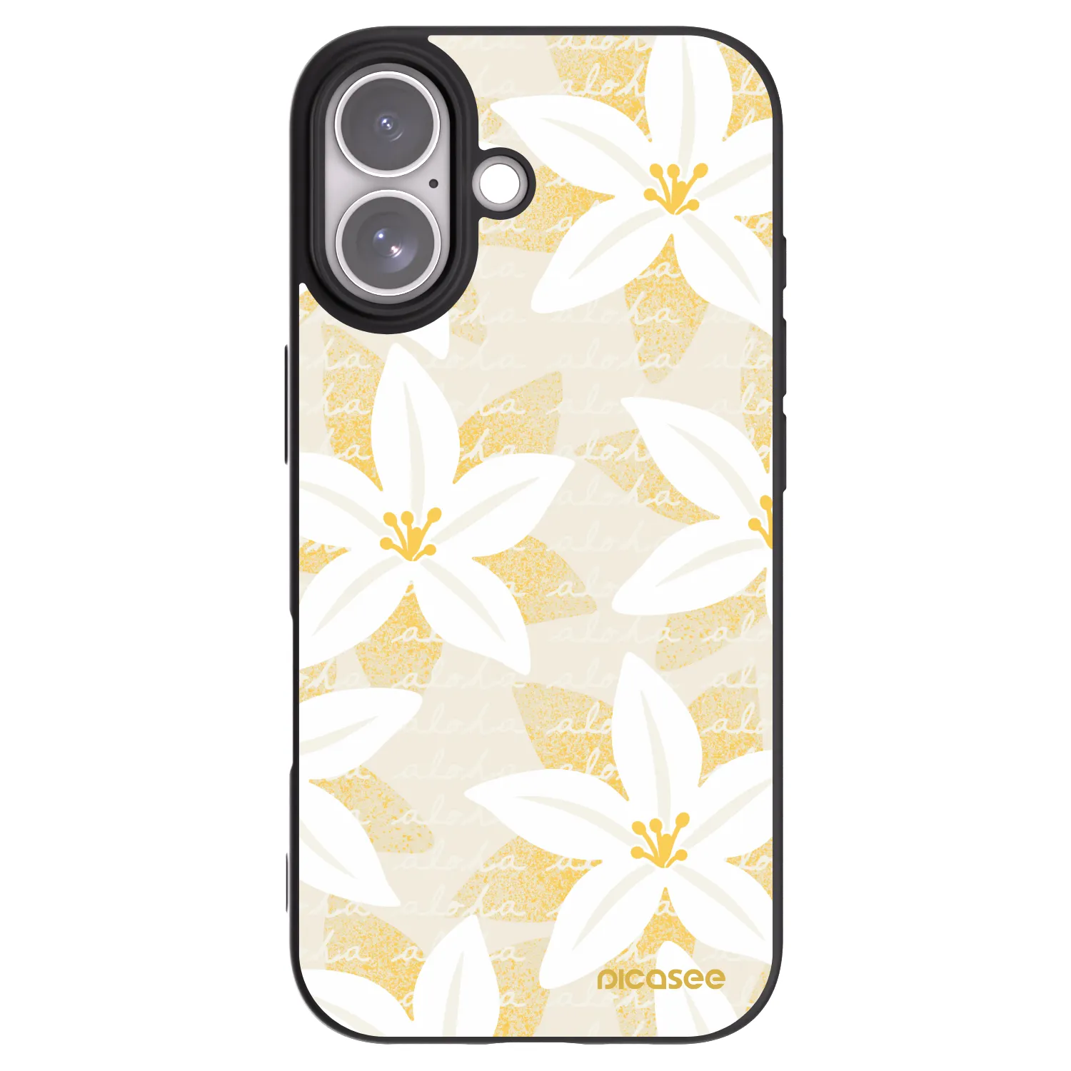 Picasee silikonski črni ovitek za Apple iPhone 17 - Island Leave