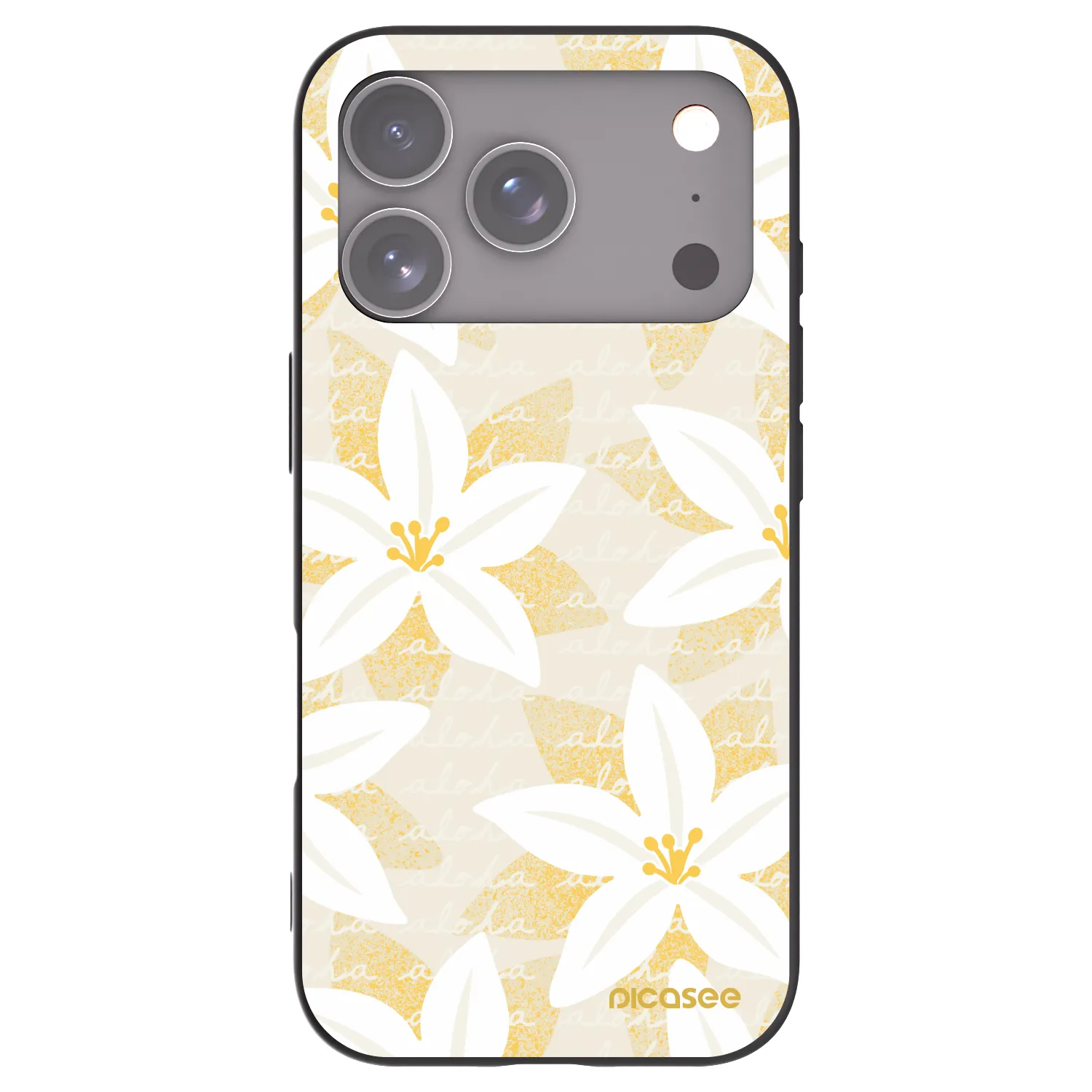 Picasee silikonski črni ovitek za Apple iPhone 17 Pro - Island Leave