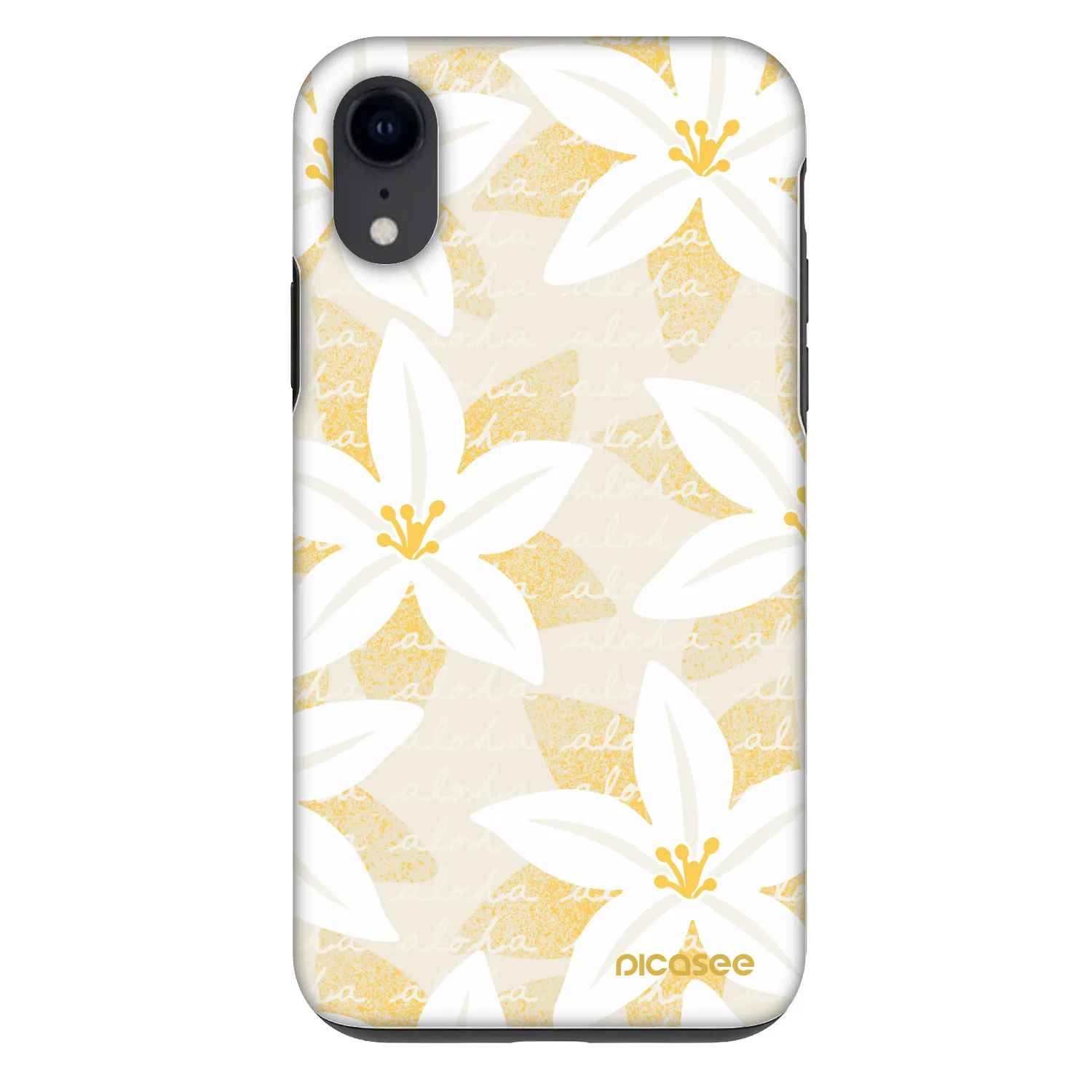 Picasee Fashion Case za Apple iPhone XR - Island Leave