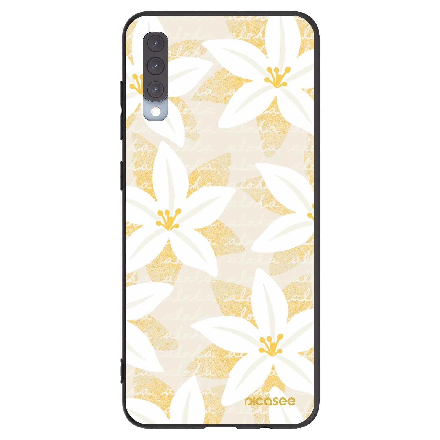 Picasee silikonski črni ovitek za Samsung Galaxy A70 A705F - Island Leave