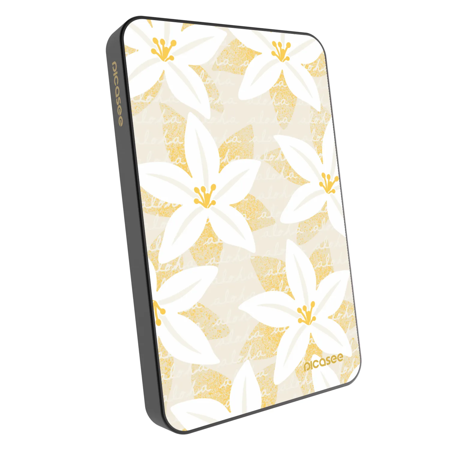 Picasee Prenosna baterija z MagSafe 5 000 mAh Siva - Island Leave