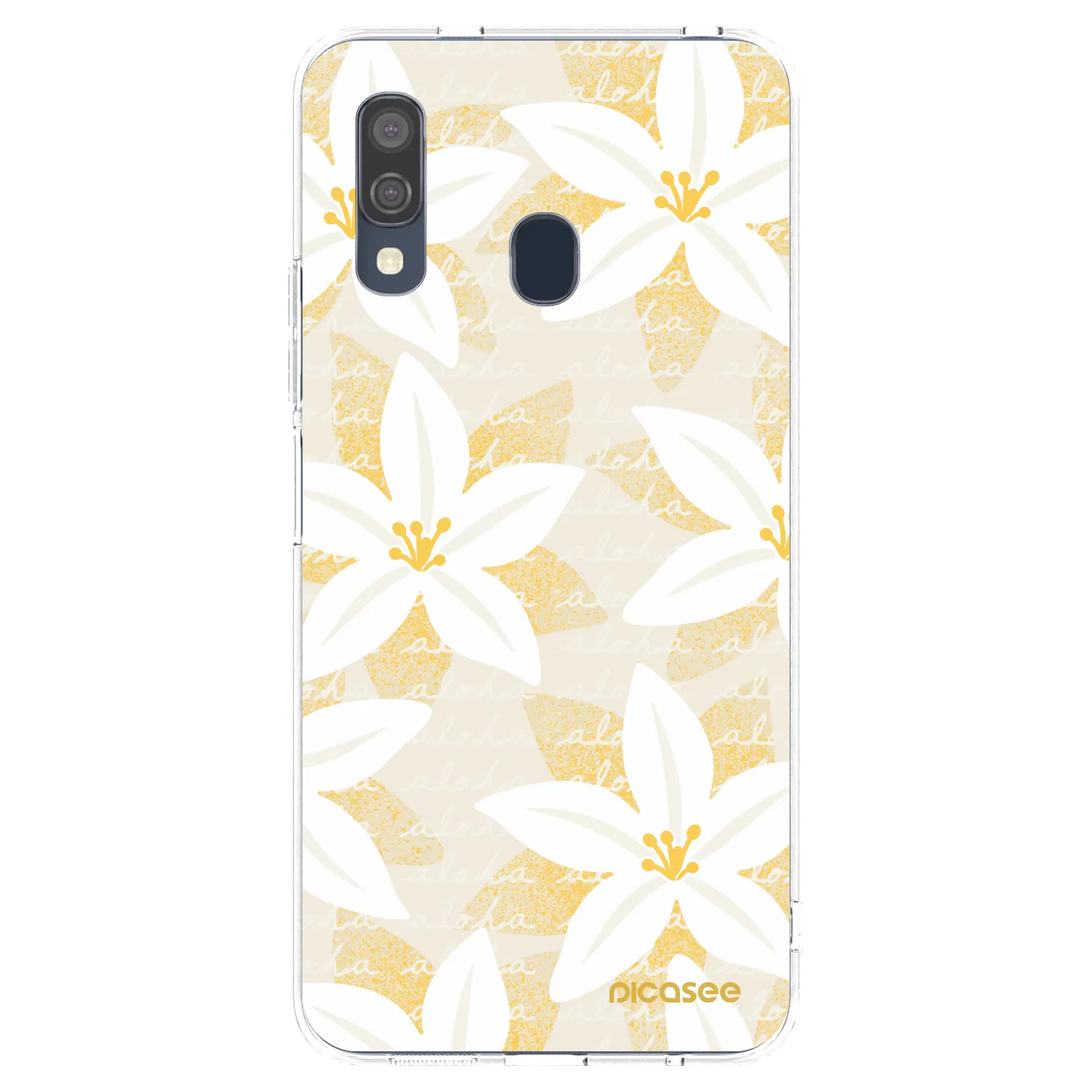 Picasee silikonski prozorni ovitek za Samsung Galaxy A40 A405F - Island Leave