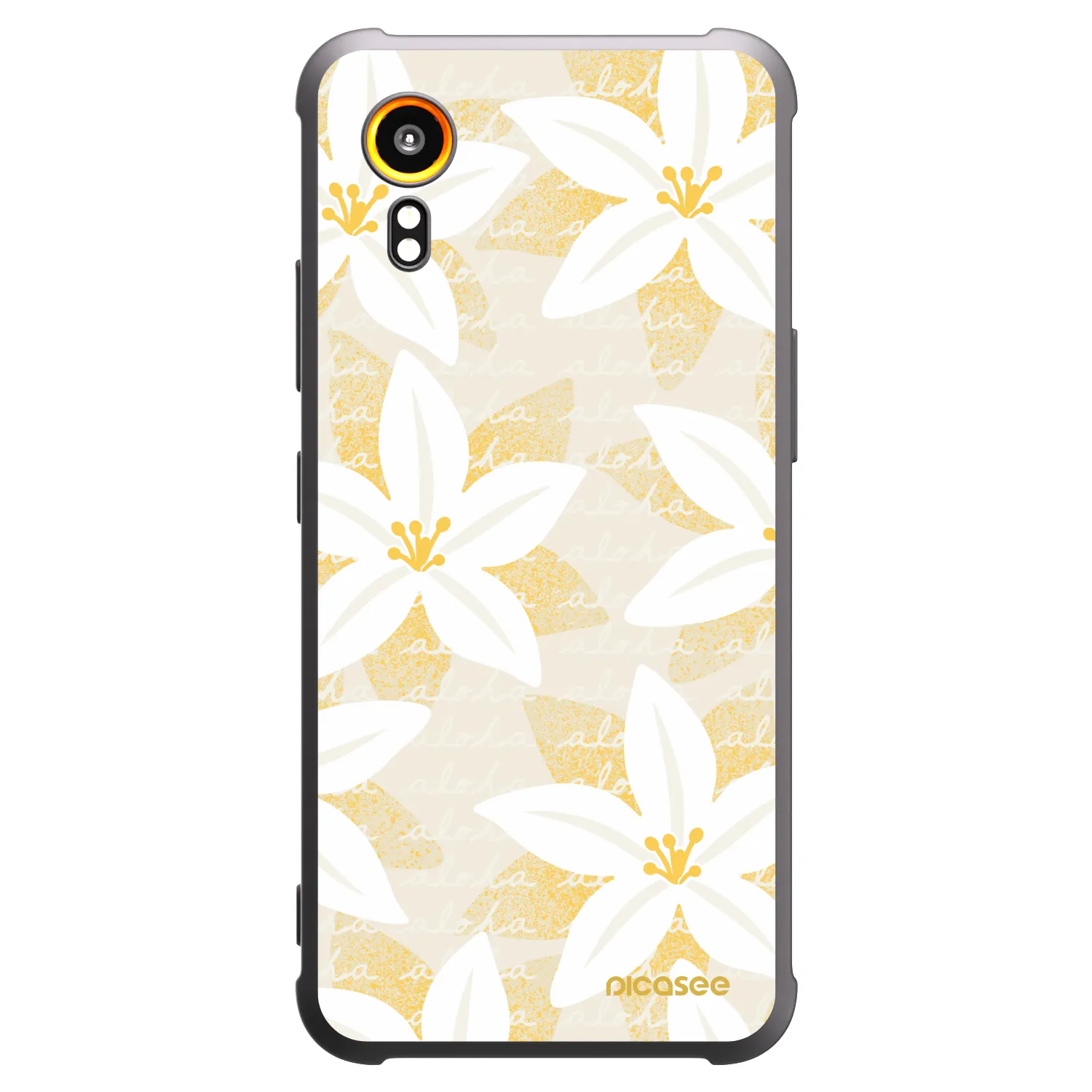 Picasee silikonski črni ovitek za Samsung Galaxy XCover 7 - Island Leave