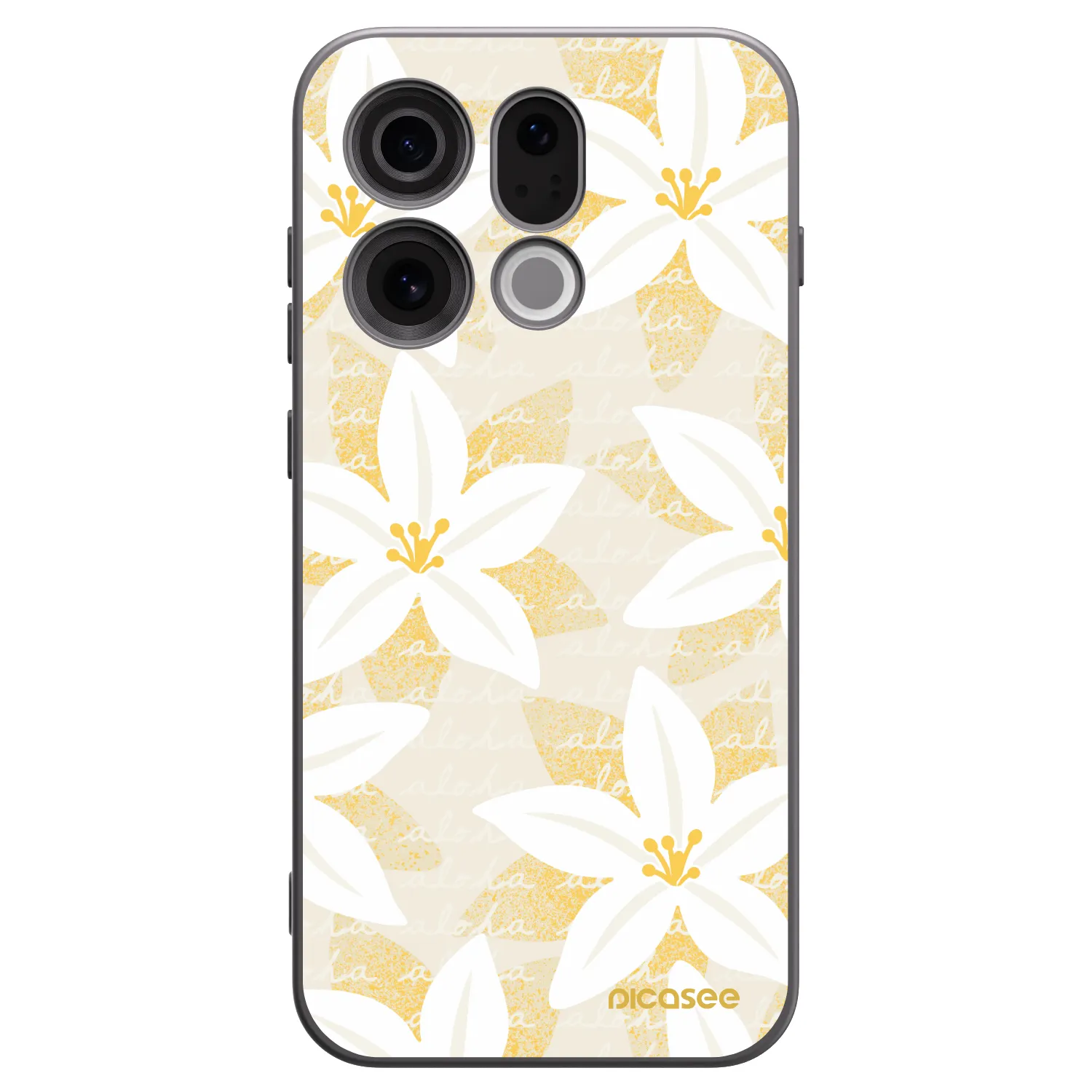 Picasee silikonski črni ovitek za OPPO Find X9 - Island Leave