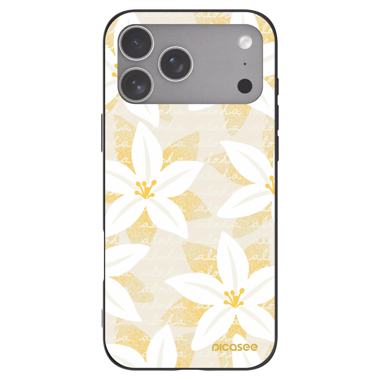 Picasee silikonski črni ovitek za Apple iPhone 18 Pro Max - Island Leave