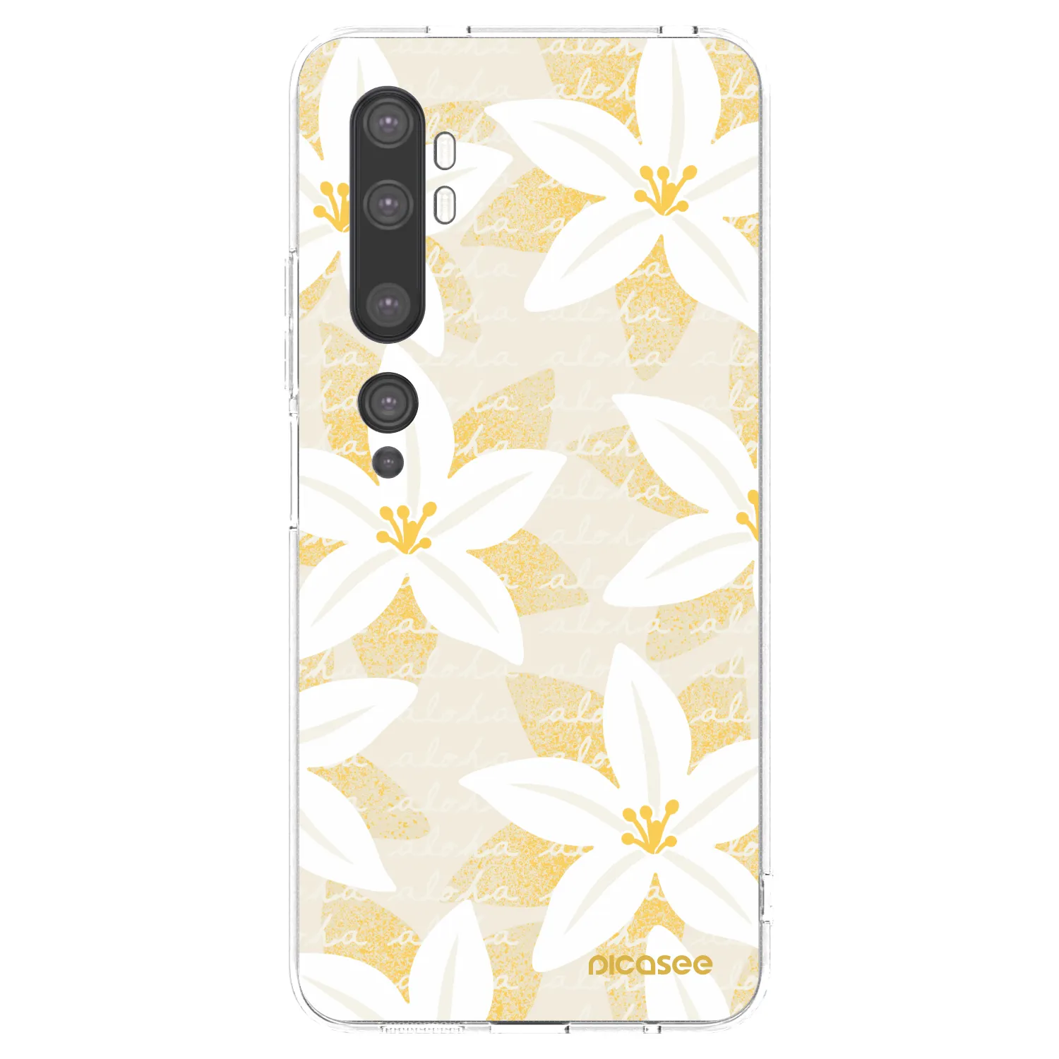 Picasee silikonski prozorni ovitek za Xiaomi Mi Note 10 (Pro) - Island Leave