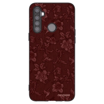 Picasee silikonski črni ovitek za Realme 6i - Red Elegance