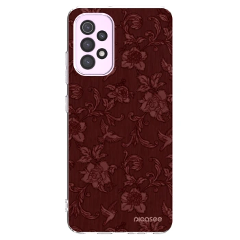 Picasee silikonski prozorni ovitek za Samsung Galaxy A32 5G A326B - Red Elegance