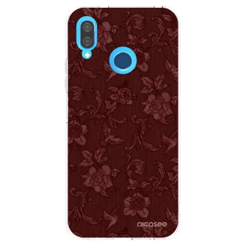 Picasee silikonski prozorni ovitek za Huawei P20 Lite - Red Elegance