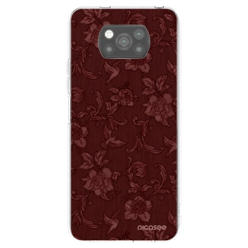 Picasee silikonski črni ovitek za Xiaomi Poco X3 Pro - Red Elegance