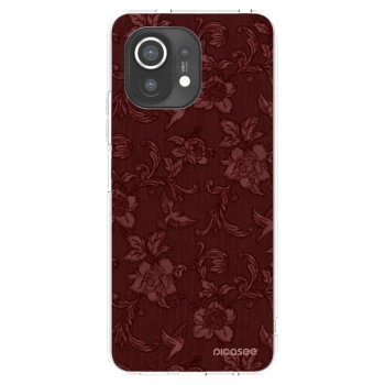 Picasee silikonski prozorni ovitek za Xiaomi Mi 11 - Red Elegance