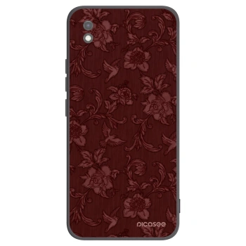 Picasee silikonski črni ovitek za Xiaomi Redmi 9AT - Red Elegance