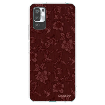 Picasee silikonski prozorni ovitek za Xiaomi Redmi Note 10 5G - Red Elegance