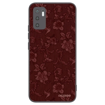 Picasee silikonski črni ovitek za Xiaomi Redmi Note 10 5G - Red Elegance