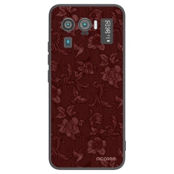Picasee silikonski črni ovitek za Xiaomi Mi 11 Ultra - Red Elegance
