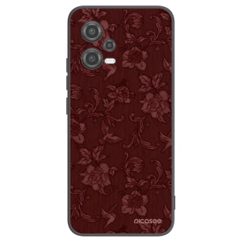 Picasee silikonski črni ovitek za Xiaomi Poco X5 - Red Elegance