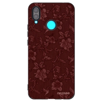 Picasee silikonski črni ovitek za Huawei Nova 3i - Red Elegance