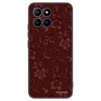 Picasee silikonski črni ovitek za Honor 70 Lite - Red Elegance