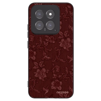 Picasee silikonski črni ovitek za Xiaomi 14 - Red Elegance