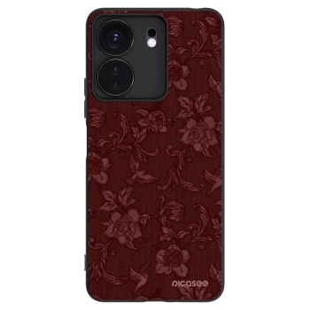 Picasee silikonski črni ovitek za Xiaomi Redmi 13C 4G - Red Elegance