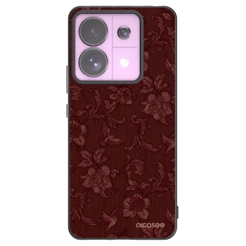 Picasee silikonski črni ovitek za Xiaomi Redmi Note 13 Pro 5G - Red Elegance