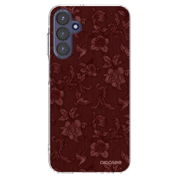 Picasee silikonski prozorni ovitek za Samsung Galaxy A15 A155F 4G - Red Elegance