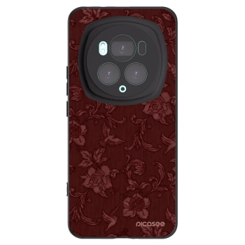 Picasee silikonski črni ovitek za Honor Magic6 Pro - Red Elegance
