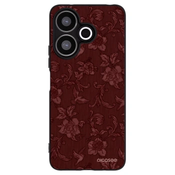 Picasee silikonski črni ovitek za Xiaomi Redmi 13 4G - Red Elegance