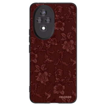 Picasee silikonski črni ovitek za Honor 200 Pro 5G - Red Elegance