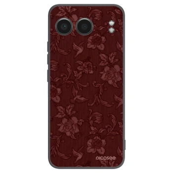 Picasee silikonski črni ovitek za OnePlus Nord 4 - Red Elegance
