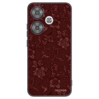 Picasee silikonski črni ovitek za Xiaomi Poco F6 - Red Elegance