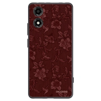 Picasee silikonski črni ovitek za Motorola Moto E14 - Red Elegance