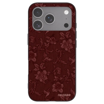 Picasee silikonski črni ovitek za Apple iPhone 18 Pro - Red Elegance