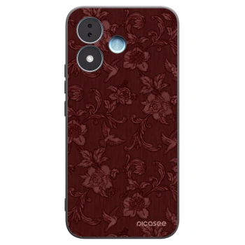 Picasee silikonski črni ovitek za Xiaomi Redmi Note 17 5G - Red Elegance