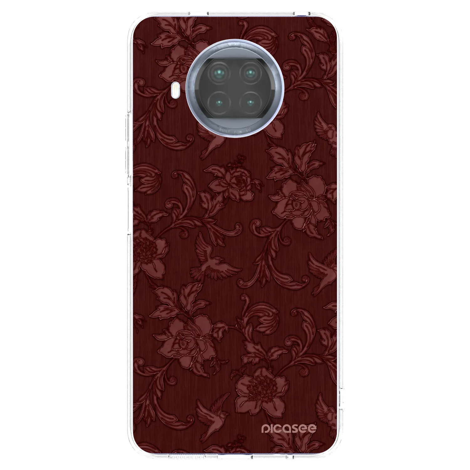 Picasee silikonski prozorni ovitek za Xiaomi Mi 10T Lite - Red Elegance