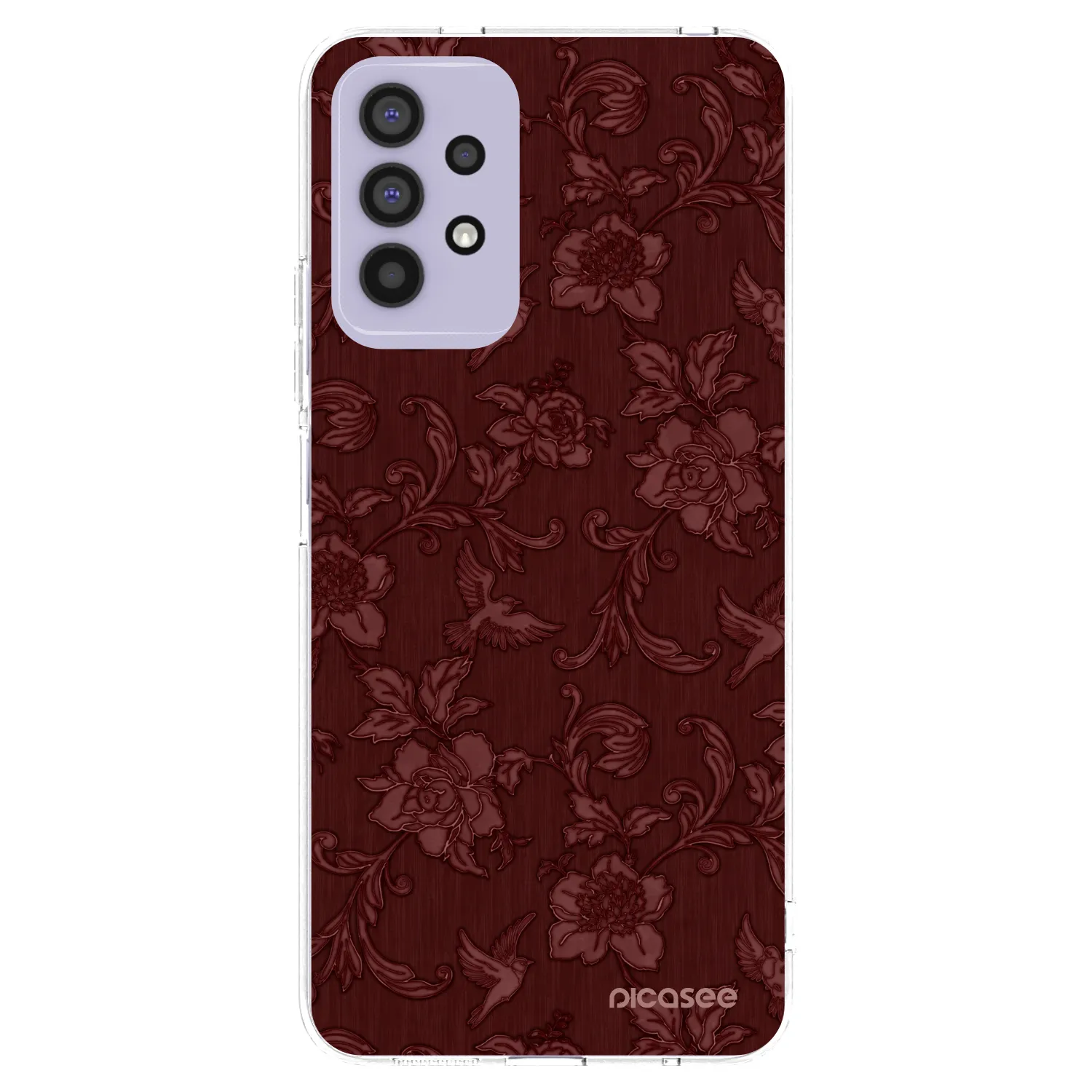 Picasee silikonski prozorni ovitek za Samsung Galaxy A32 4G SM-A325F - Red Elegance