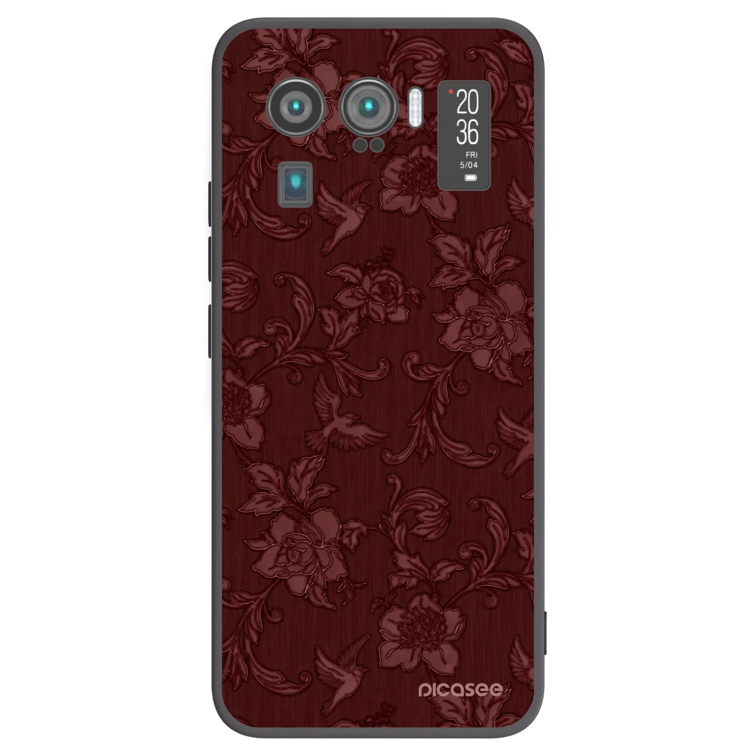 Picasee silikonski črni ovitek za Xiaomi Mi 11 Ultra - Red Elegance