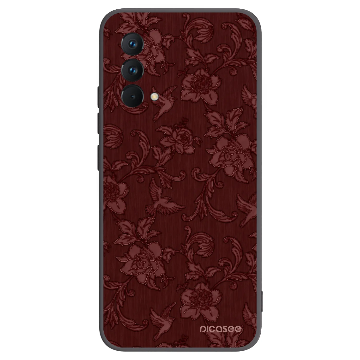 Picasee silikonski črni ovitek za Realme GT Master Edition 5G - Red Elegance