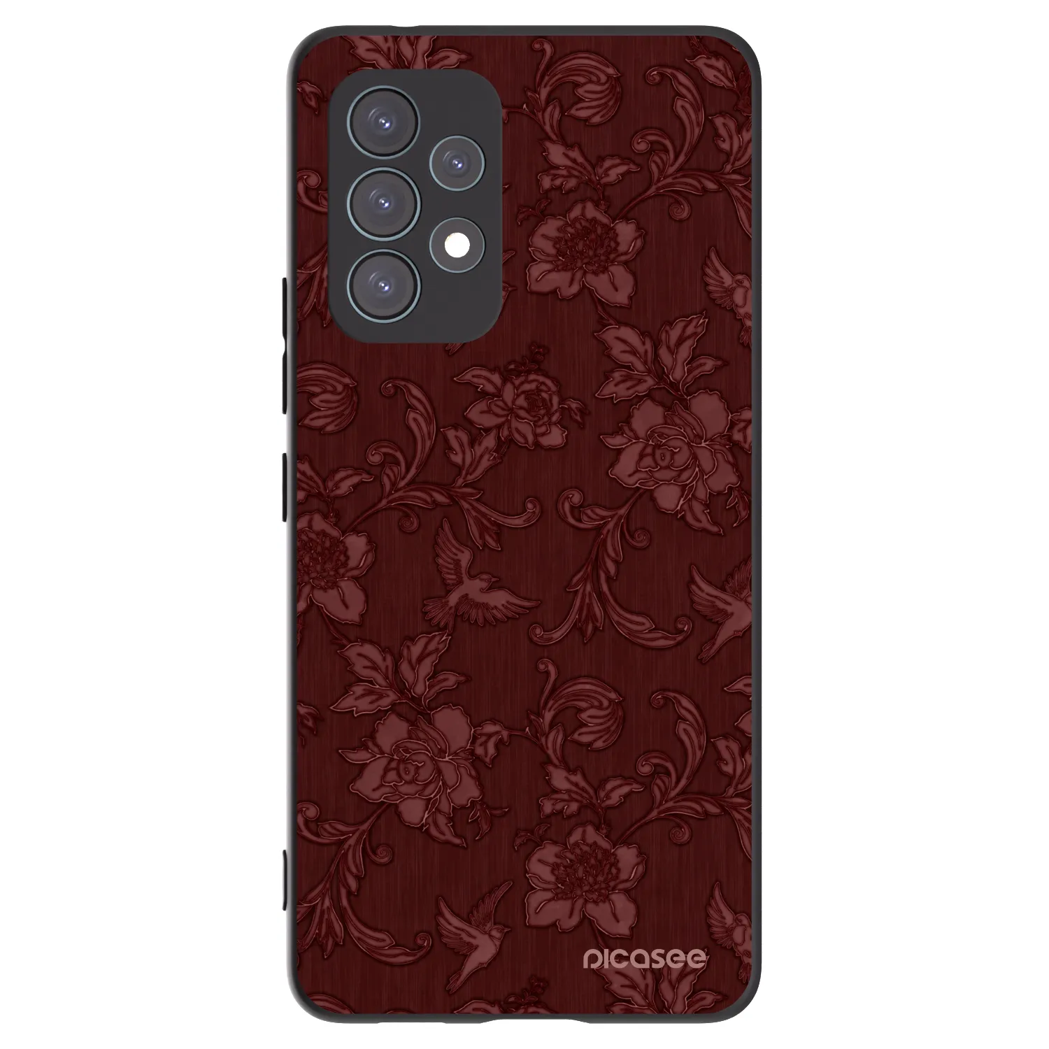 Picasee silikonski črni ovitek za Samsung Galaxy A53 5G A536 - Red Elegance