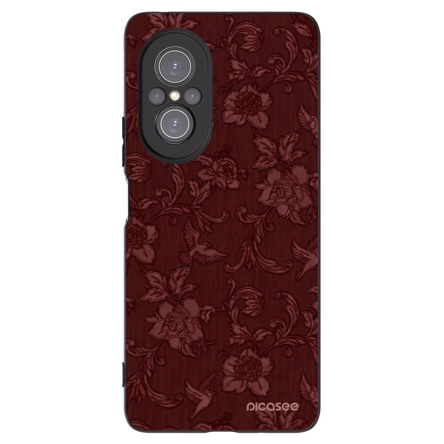 Picasee silikonski črni ovitek za Huawei Nova 9 SE - Red Elegance