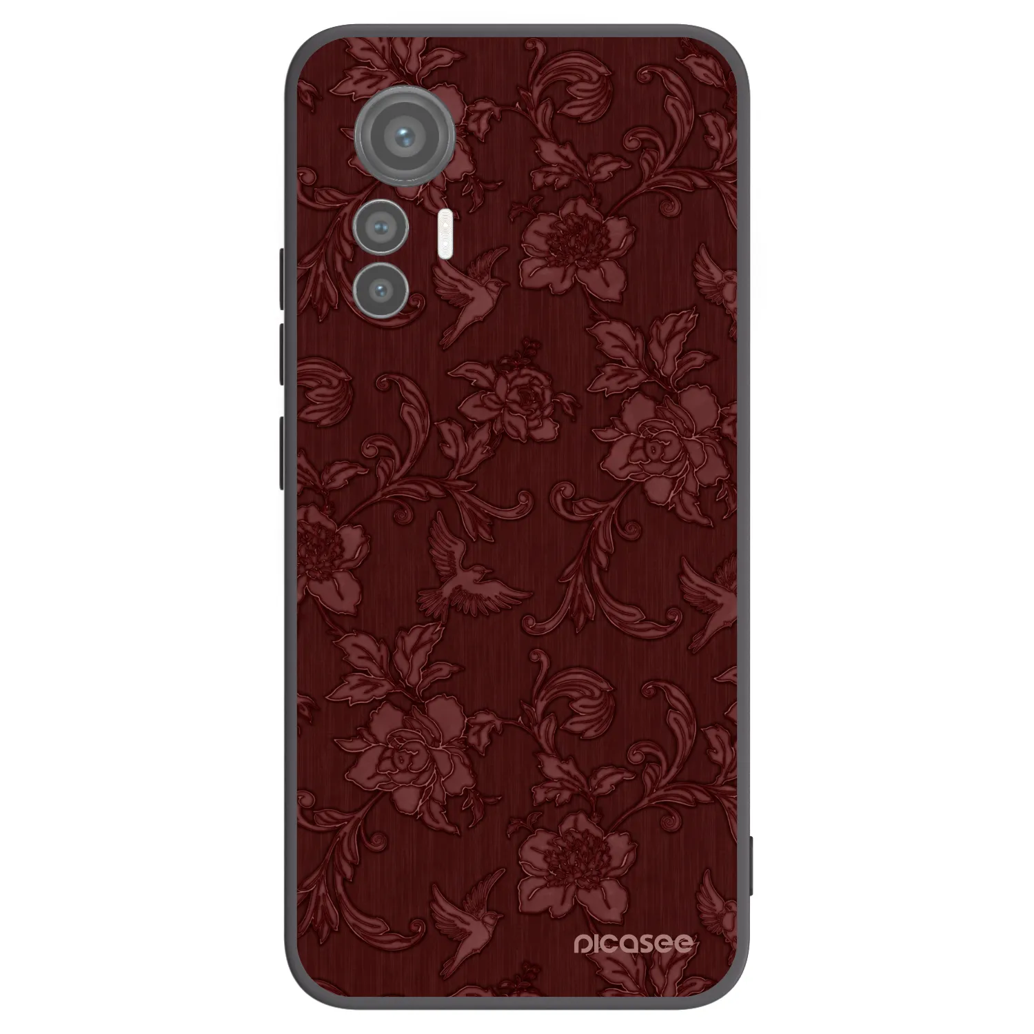 Picasee silikonski črni ovitek za Xiaomi 12 Lite - Red Elegance