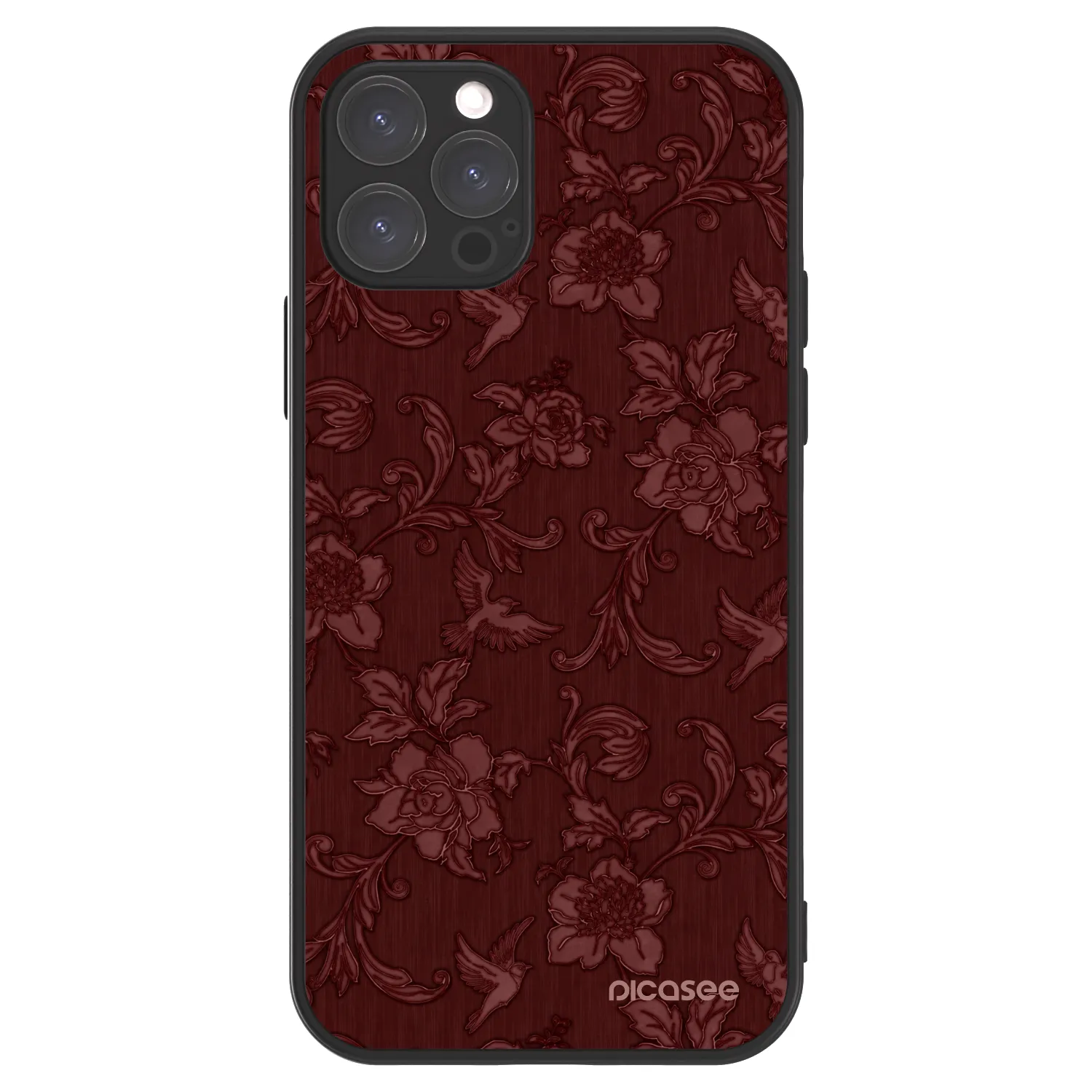 Picasee ULTIMATE CASE MagSafe za Apple iPhone 12 Pro - Red Elegance