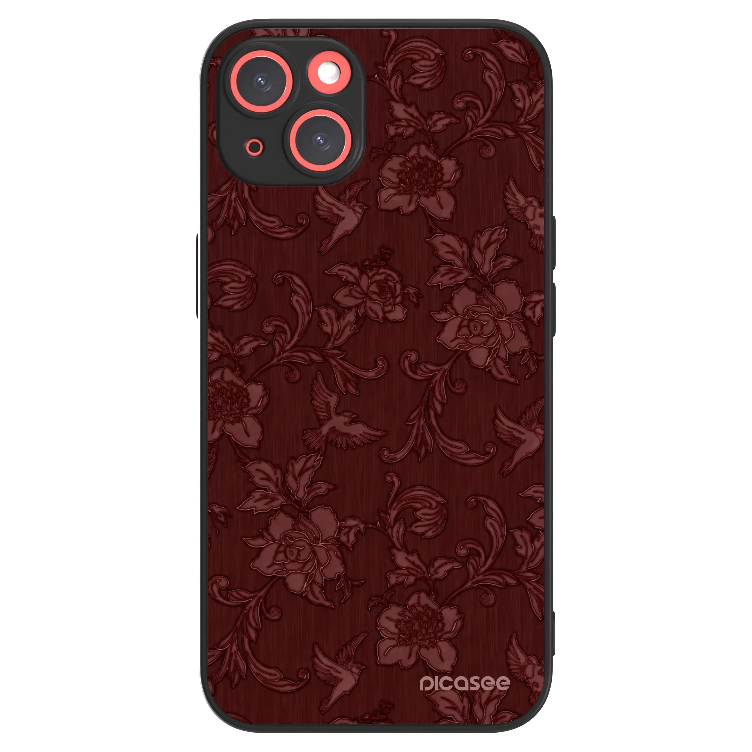 Picasee ULTIMATE CASE MagSafe za Apple iPhone 13 - Red Elegance