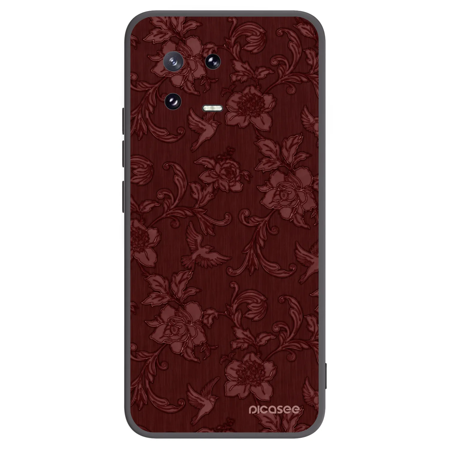 Picasee silikonski črni ovitek za Xiaomi 13 Pro - Red Elegance