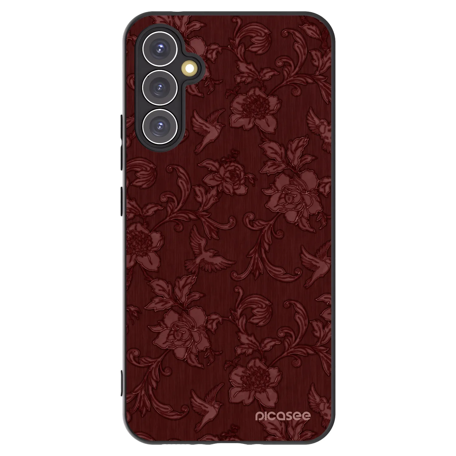 Picasee silikonski črni ovitek za Samsung Galaxy A34 5G A346B - Red Elegance